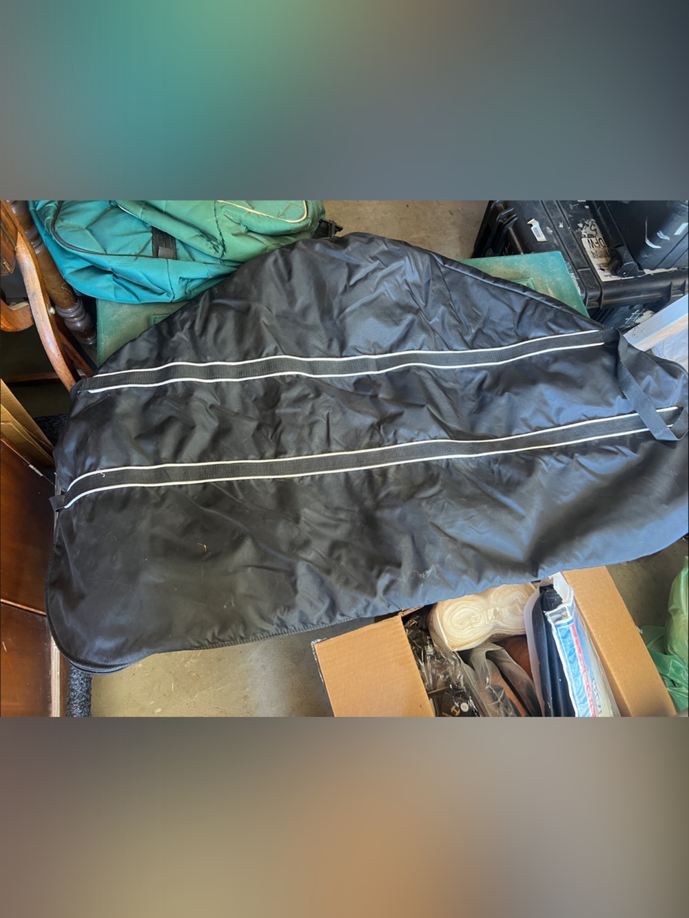 Fleece lined English Saddle Carry Case